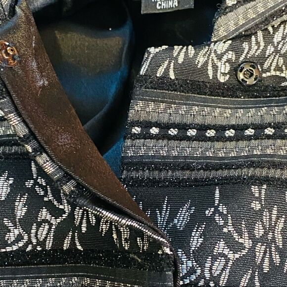JS Boutique SBlazer Black & Silver w/ Glitter Accents Jacket - Picture 9 of 10